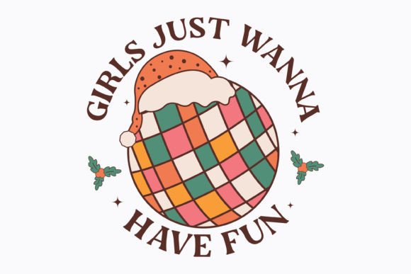 Christmas Girls Just Wanna Retro Svg Review