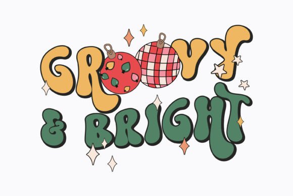 Christmas Groovy and Bright Retro Svg Review