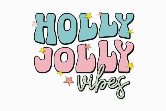 Christmas Holly Jolly Vibes Retro Svg Review
