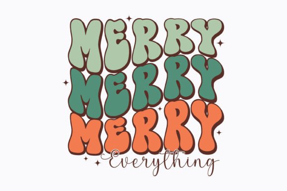 Christmas Merry Everything Retro Svg Review