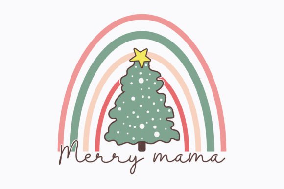 Christmas Merry Mama Retro Svg Review