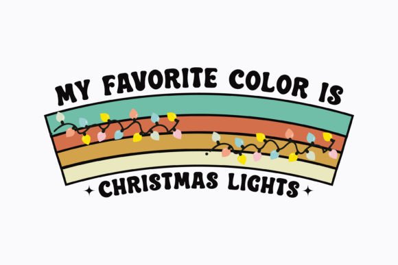 Christmas My Favorite Color Retro Svg Review