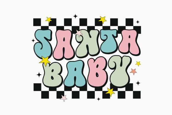 Christmas Santa Baby Retro Svg Review