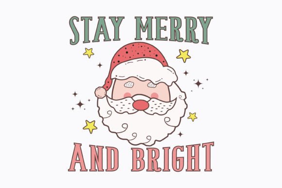 Christmas Stay Merry and Brigh Retro Svg Review