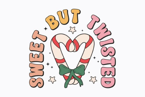 Christmas Sweet but Twisted Retro Svg Review