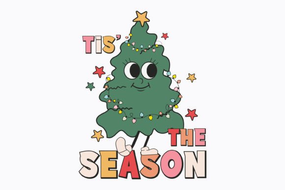 Christmas Tis the Season Retro Svg Review