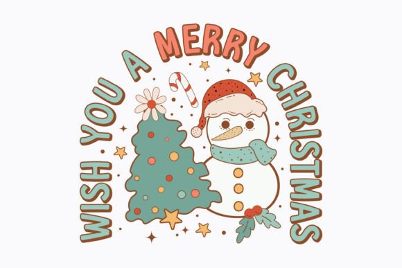Christmas Wish You a Merry Retro Svg Review