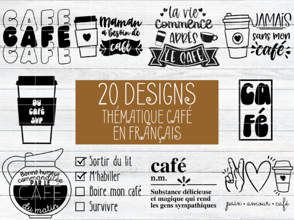 Coffee Themed SVG in French Review