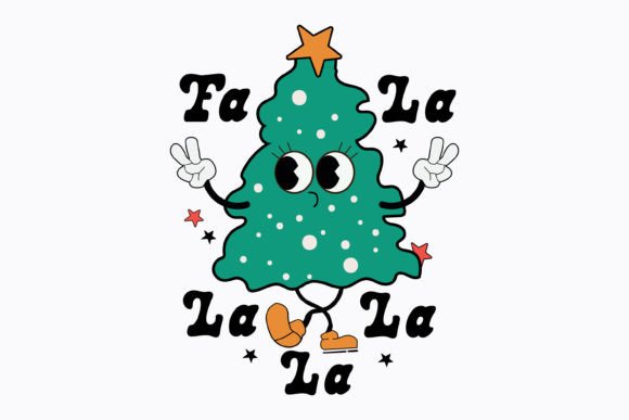 Fa La La La Christmas Retro Svg Review