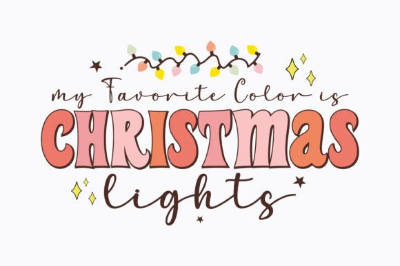 My Favorite Color is Christmas Retro Svg Review