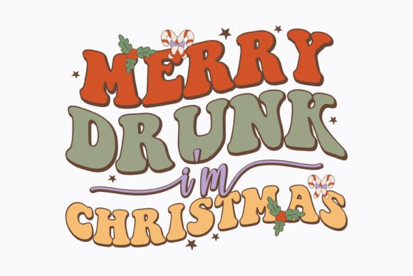 Retro Christmas Merry Drunk I m Christma Review