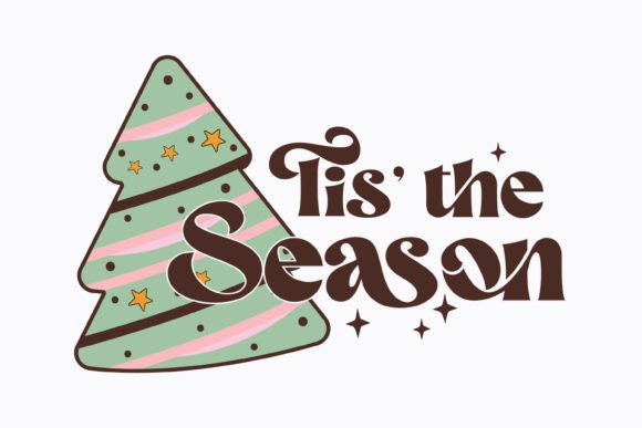 Tis the Season Christmas Retro Svg Review